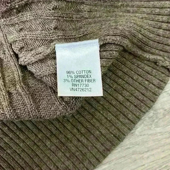 Merona Brown Cable Knit Pullover Sweater Size M - Picture 8 of 8